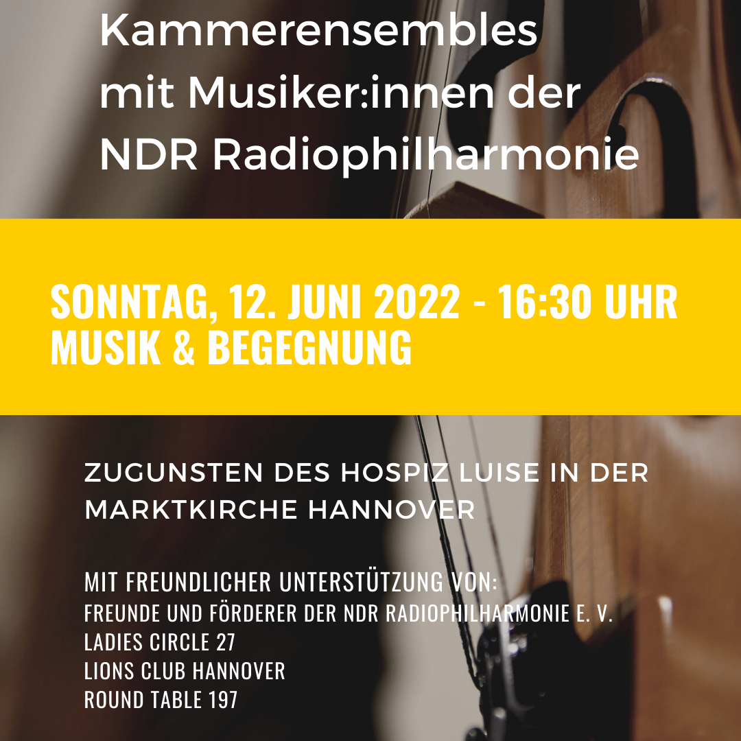 Benefizkonzert mit Kammerensembles der NDR Radiophilharmonie